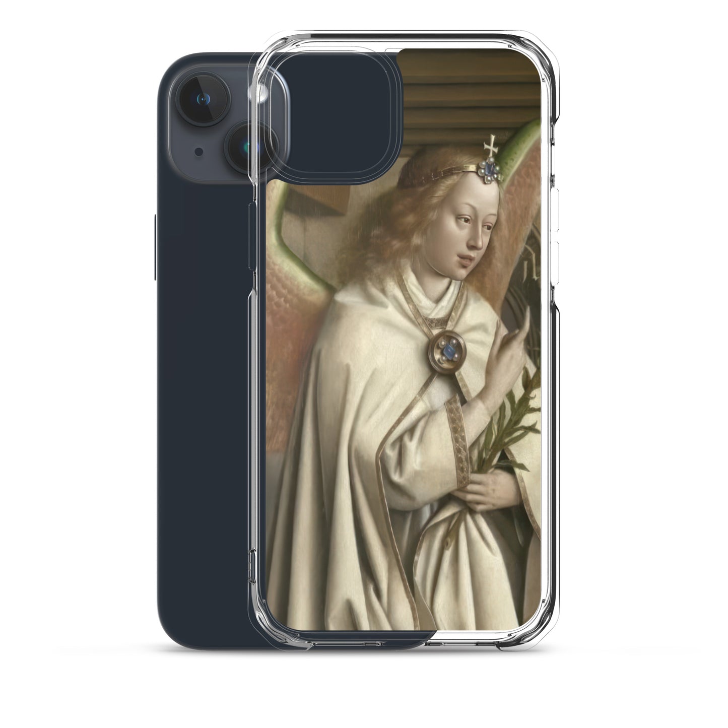 Archangel Gabriel passes the Message to Maria by Jan Van Eyck [Clear Case for iPhone]