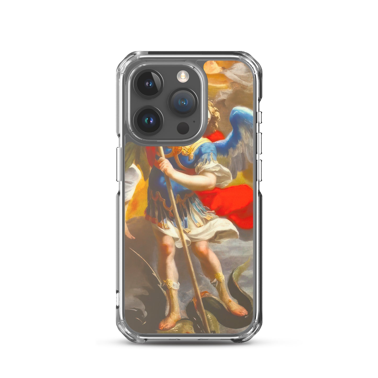 The Archangel Michael Slaying The Dragon By Simon Vouet [Clear Case for iPhone]