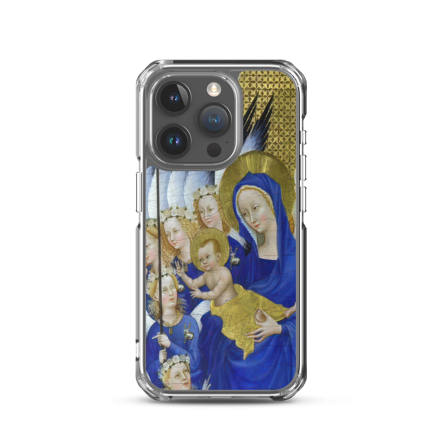 Virgin and Child with Angels by Wilton Diptych [Clear Case for iPhone]