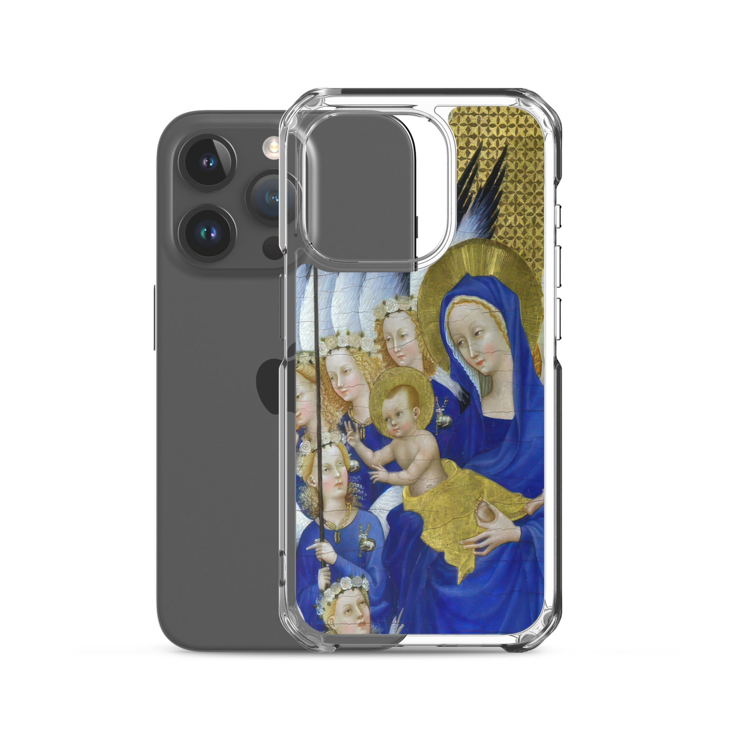 Virgin and Child with Angels by Wilton Diptych [Clear Case for iPhone]