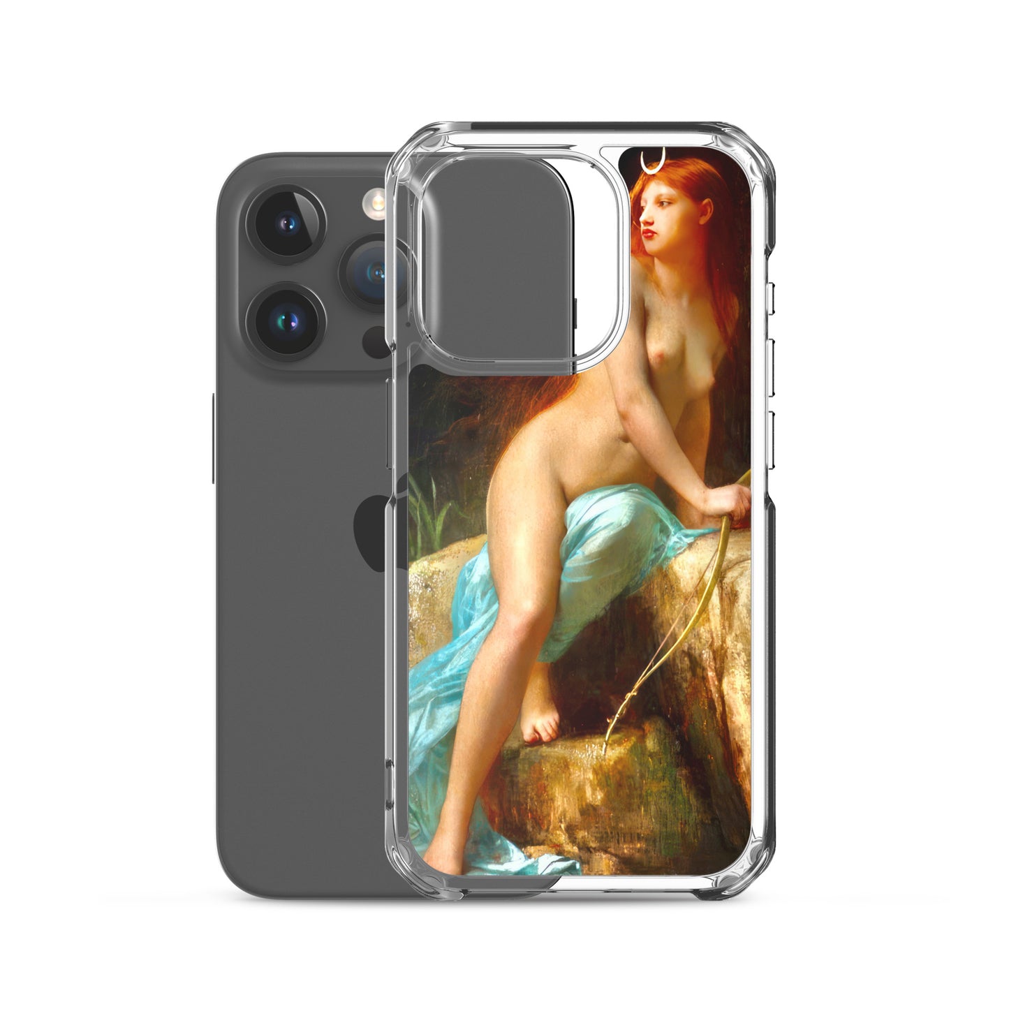 Diana Goddess of the Hunt by Jules Lefebvre [Clear Case for iPhone]