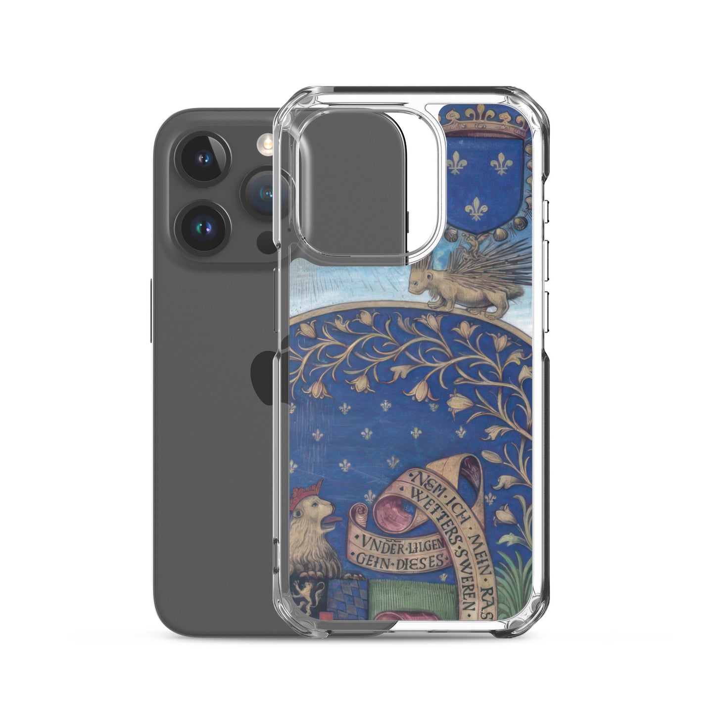 Blue Manuscript [Clear Case for iPhone]