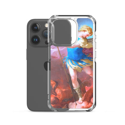 St. Michael by Artist Luca Giordano [Clear Case for iPhone]