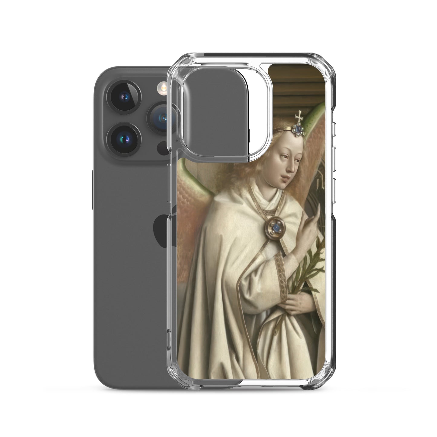 Archangel Gabriel passes the Message to Maria by Jan Van Eyck [Clear Case for iPhone]