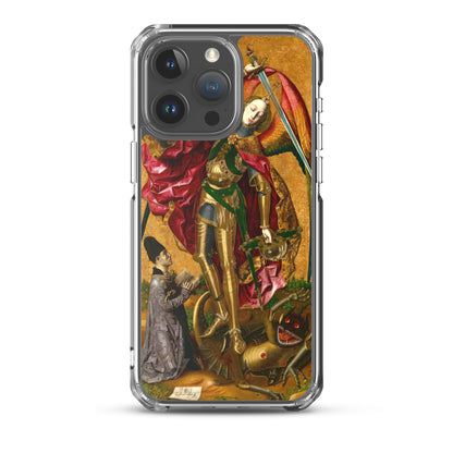 Saint Michael Triumphs over the Devil by Bartolome Bermejo [Clear Case for iPhone]