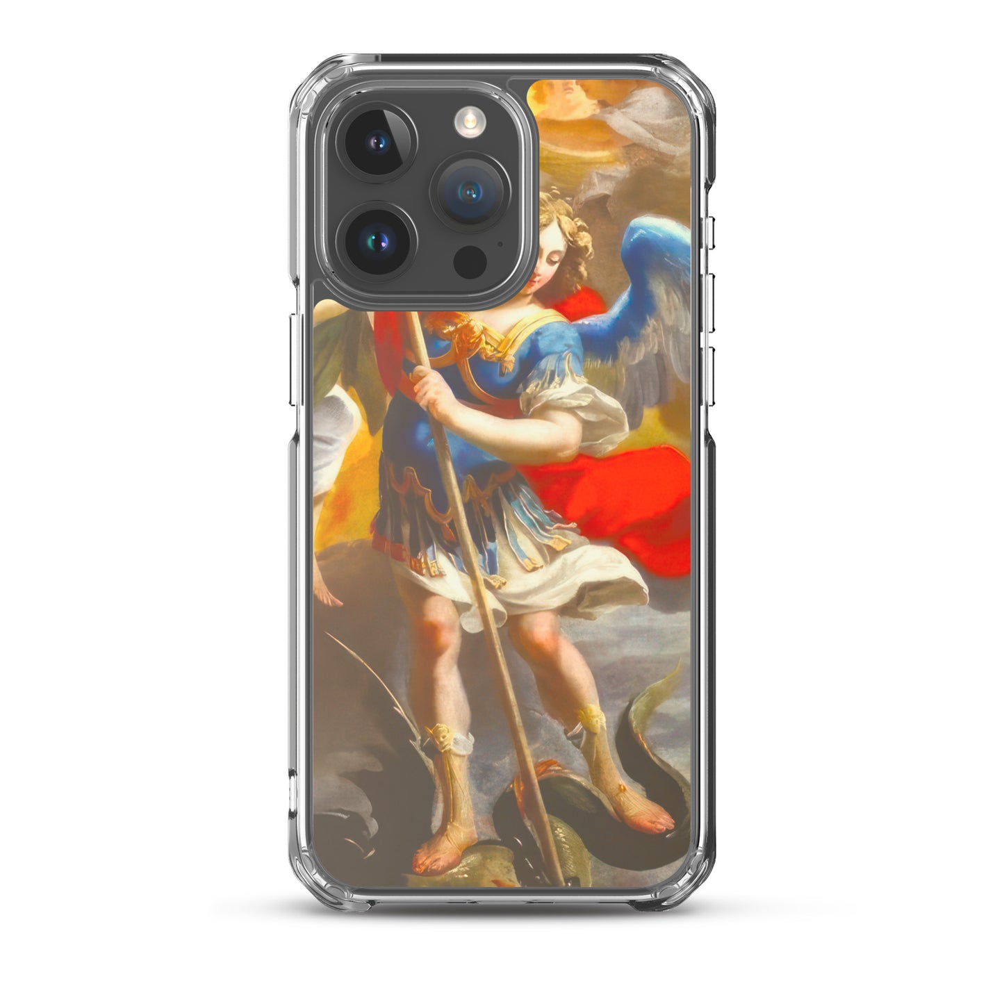 The Archangel Michael Slaying The Dragon By Simon Vouet [Clear Case for iPhone]