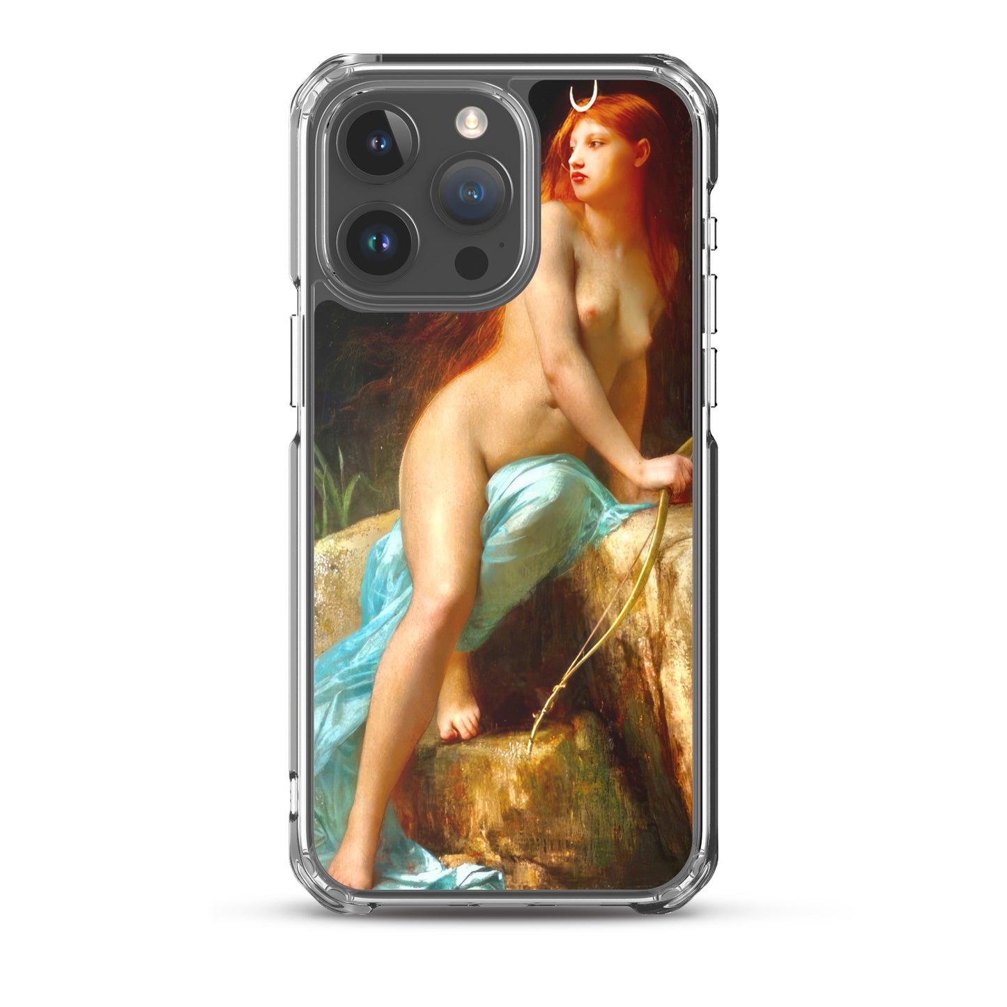 Diana Goddess of the Hunt by Jules Lefebvre [Clear Case for iPhone]