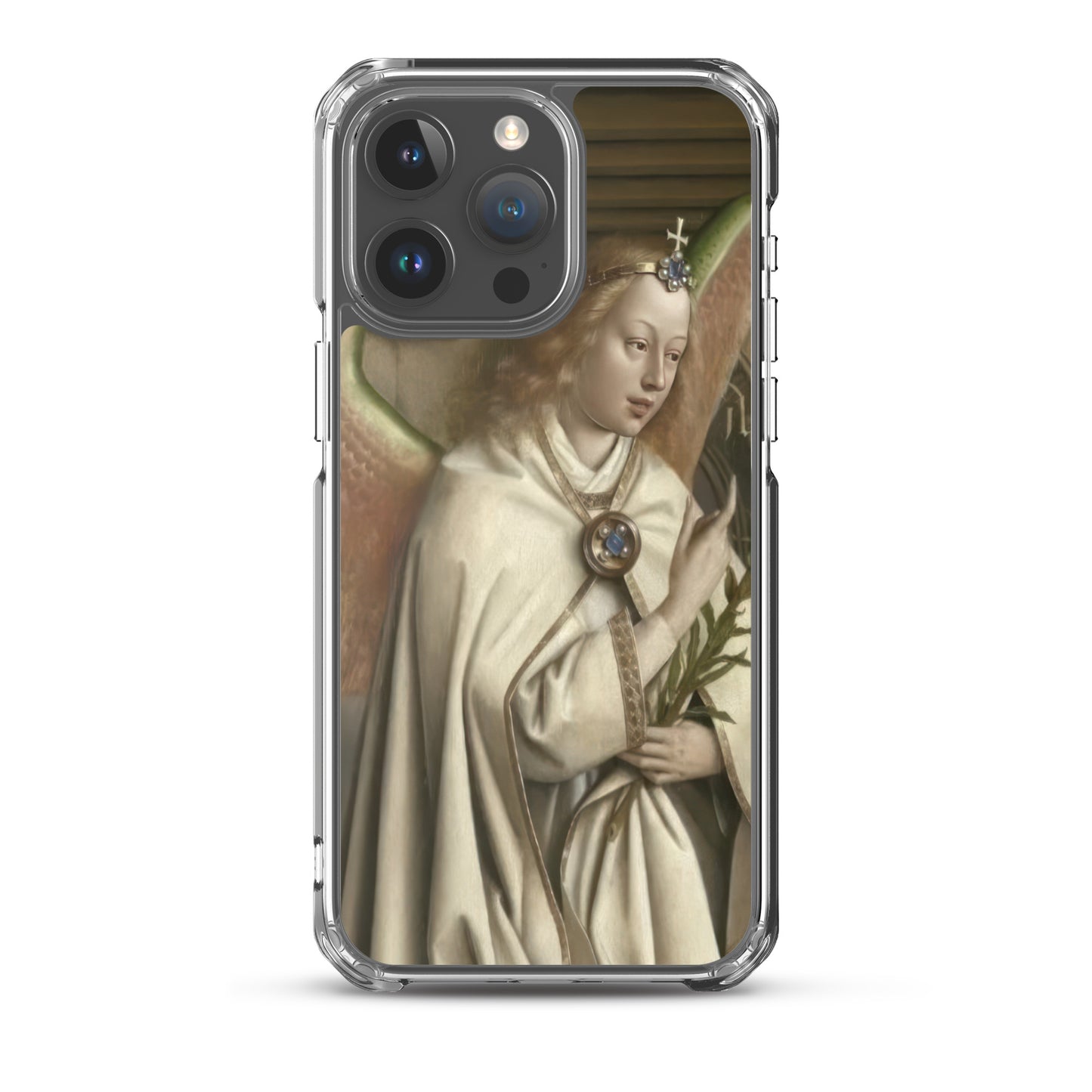 Archangel Gabriel passes the Message to Maria by Jan Van Eyck [Clear Case for iPhone]