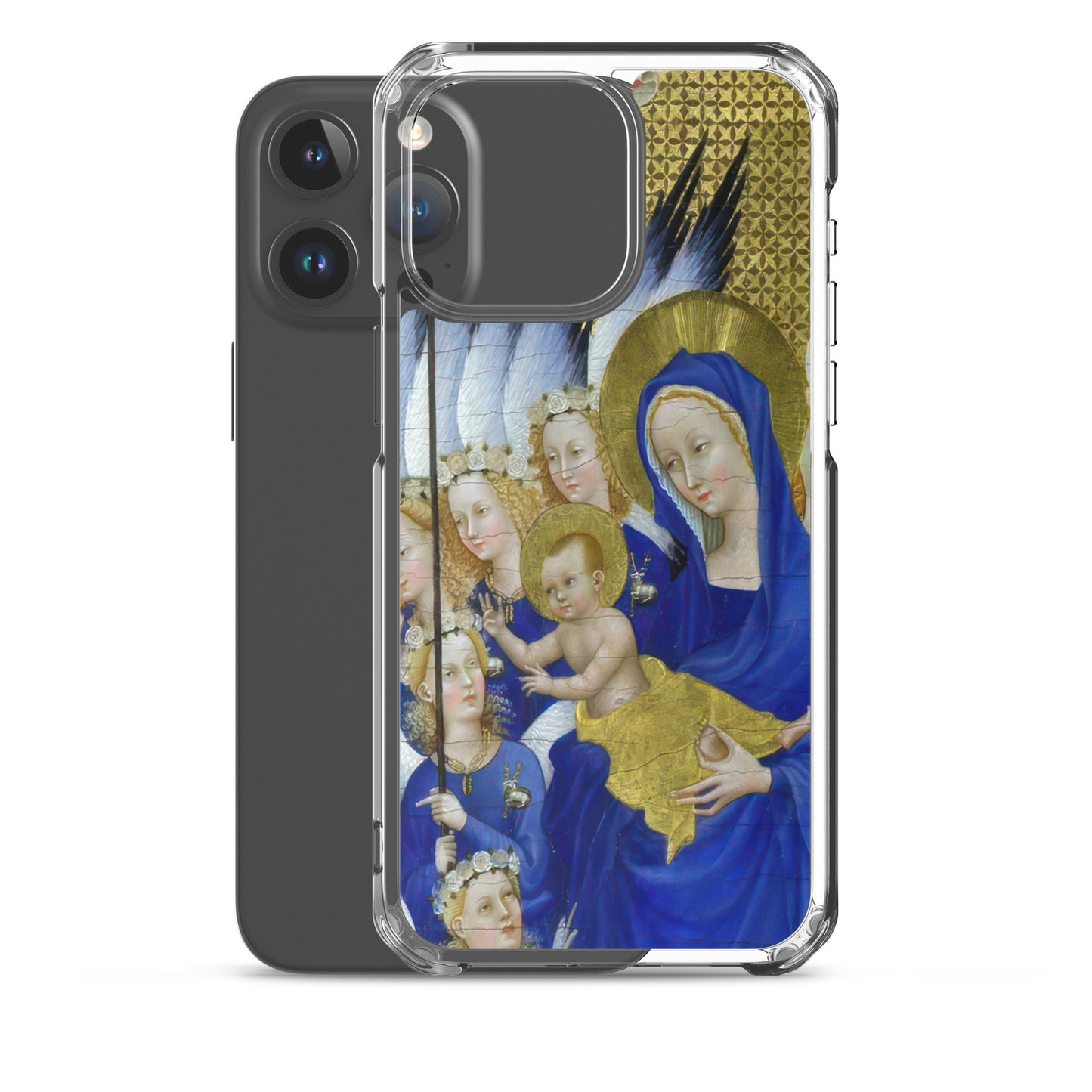 Virgin and Child with Angels by Wilton Diptych [Clear Case for iPhone]