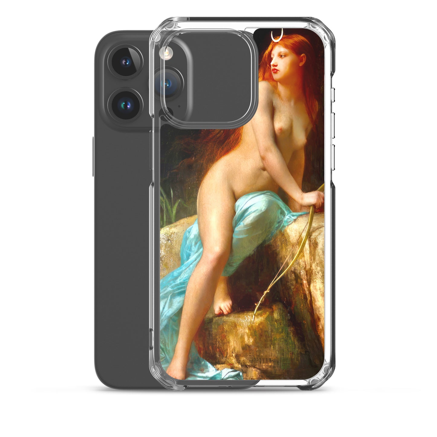 Diana Goddess of the Hunt by Jules Lefebvre [Clear Case for iPhone]