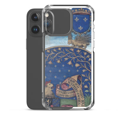 Blue Manuscript [Clear Case for iPhone]