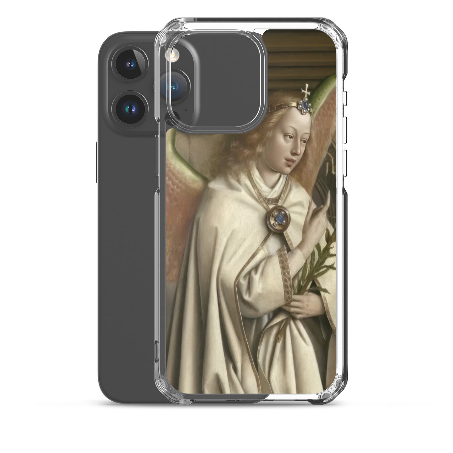 Archangel Gabriel passes the Message to Maria by Jan Van Eyck [Clear Case for iPhone]