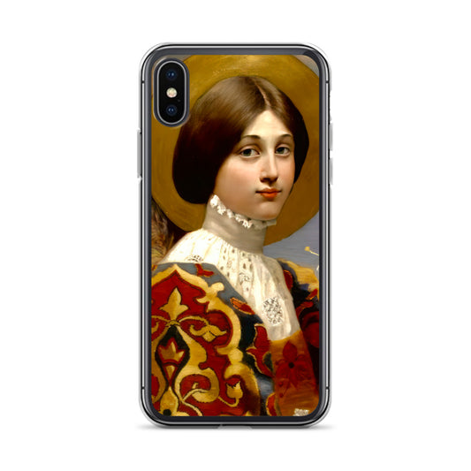 Angel Gabriel of Annunciation by Eleanor Fortescue-Brickdale [Clear Case for iPhone]