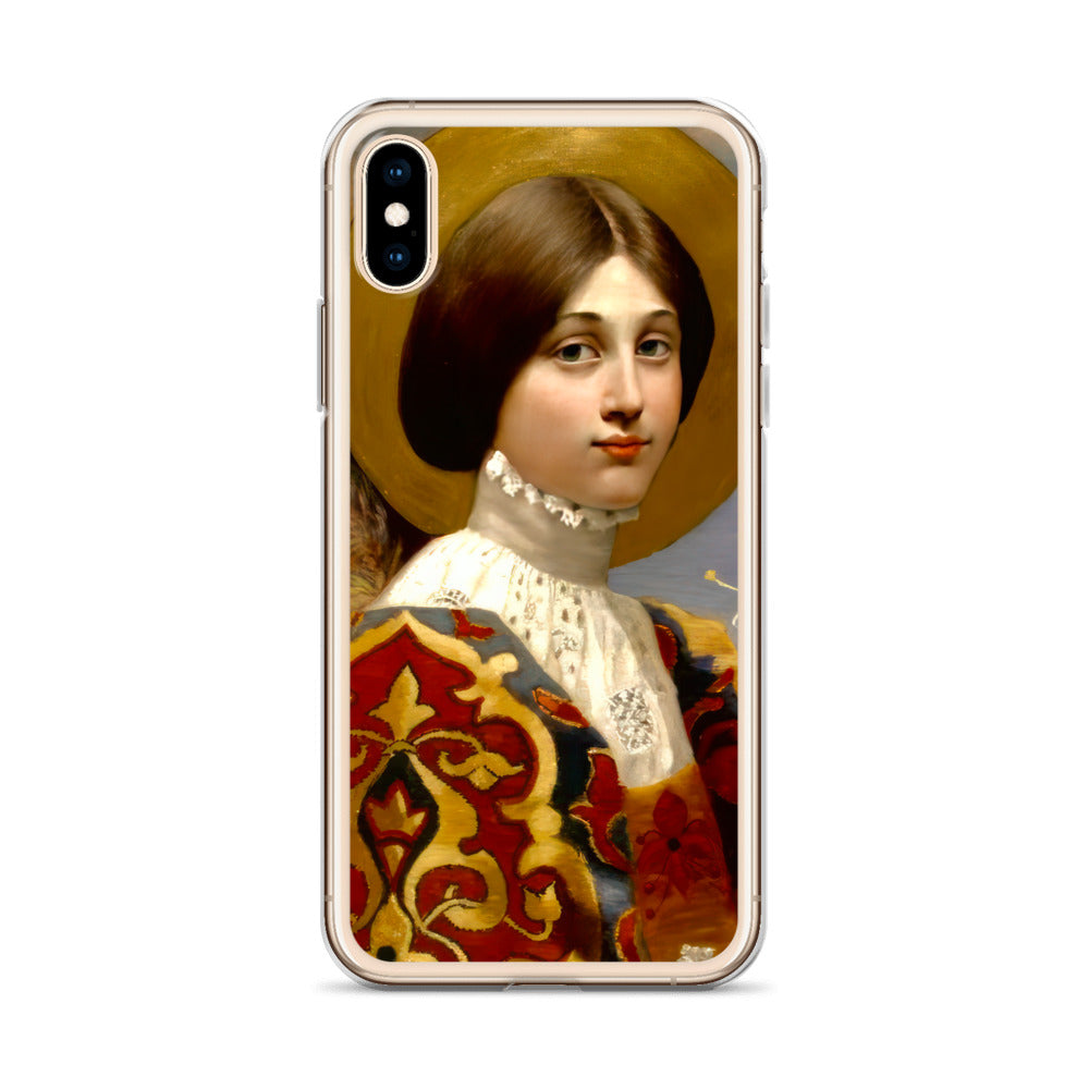 Angel Gabriel of Annunciation by Eleanor Fortescue-Brickdale [Clear Case for iPhone]