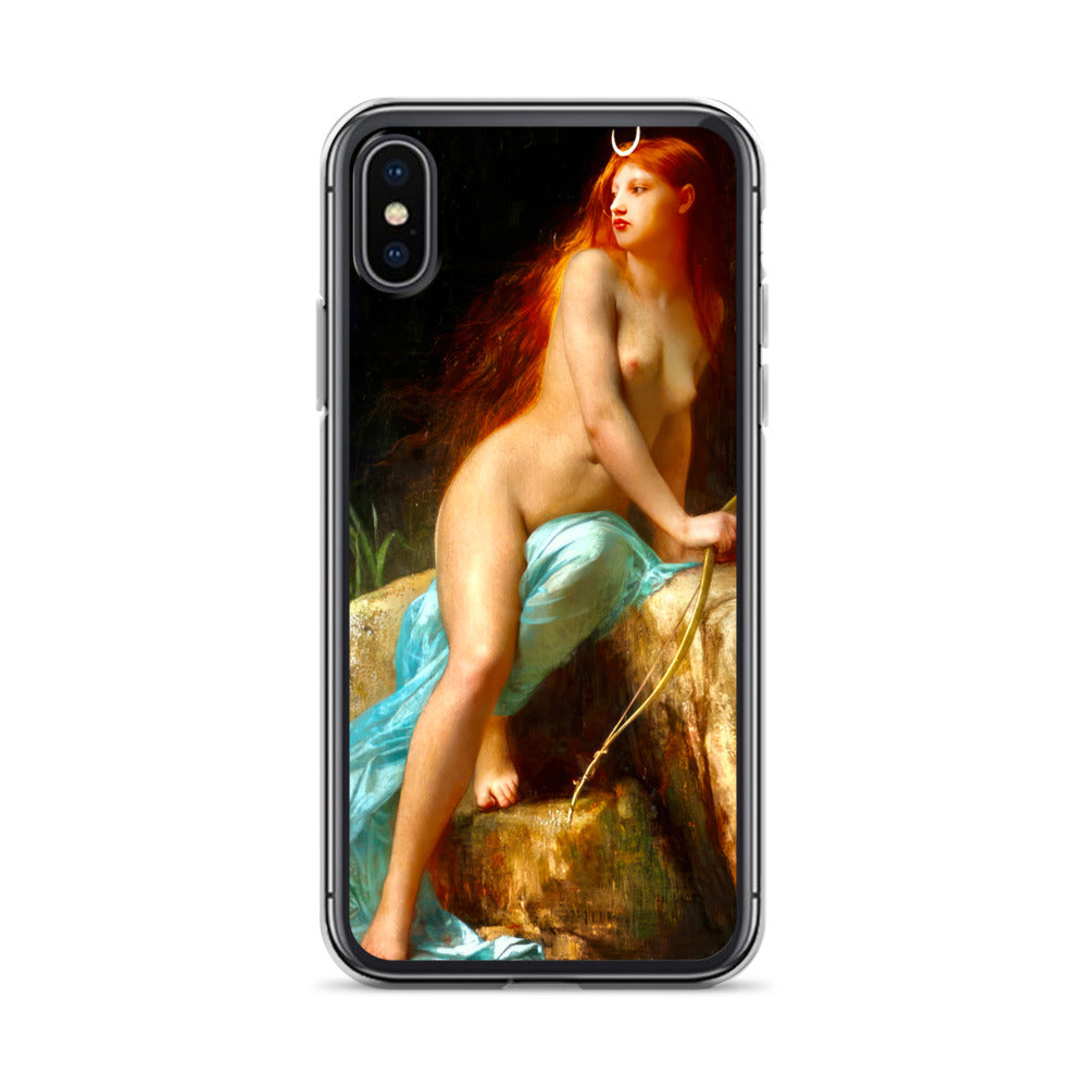 Diana Goddess of the Hunt by Jules Lefebvre [Clear Case for iPhone]