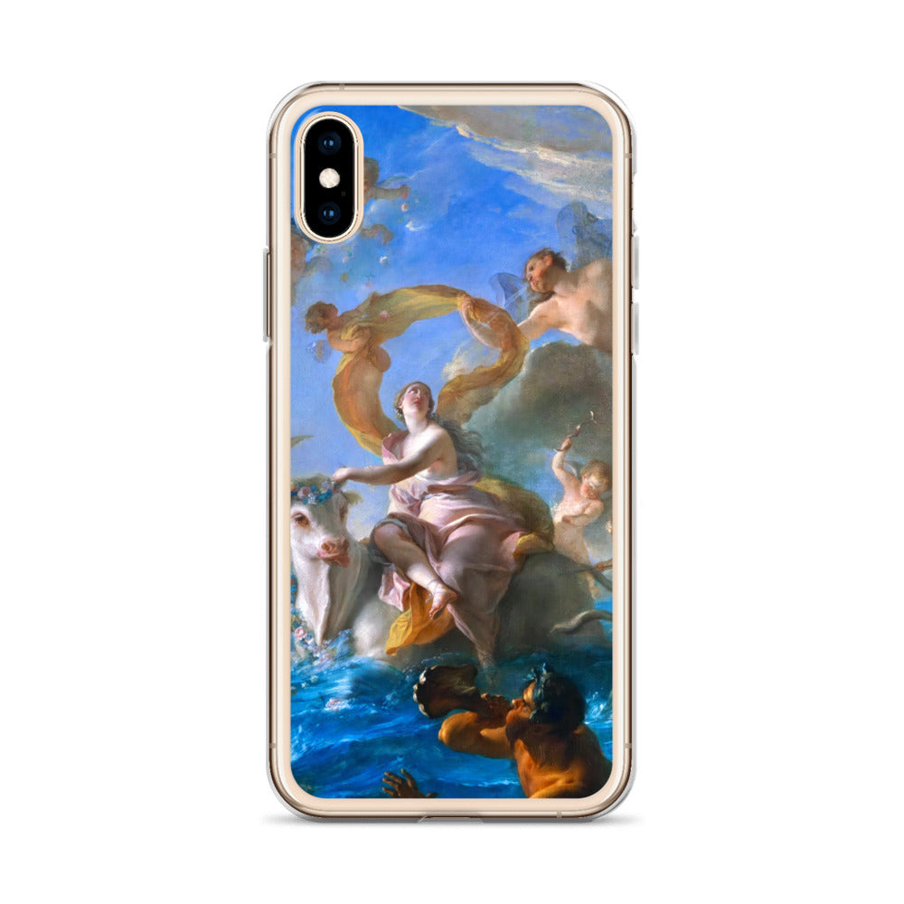 The Abduction of Europa by Noel-Nicolas Coypel [Clear Case for iPhone]