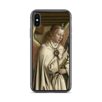 Archangel Gabriel passes the Message to Maria by Jan Van Eyck [Clear Case for iPhone]