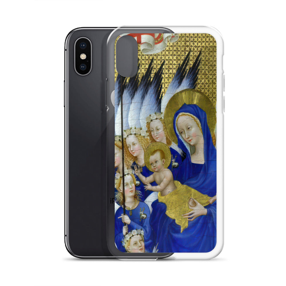 Virgin and Child with Angels by Wilton Diptych [Clear Case for iPhone]