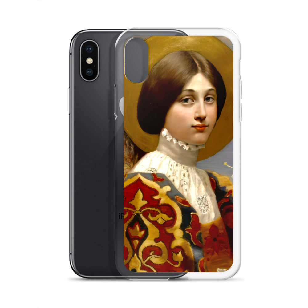 Angel Gabriel of Annunciation by Eleanor Fortescue-Brickdale [Clear Case for iPhone]