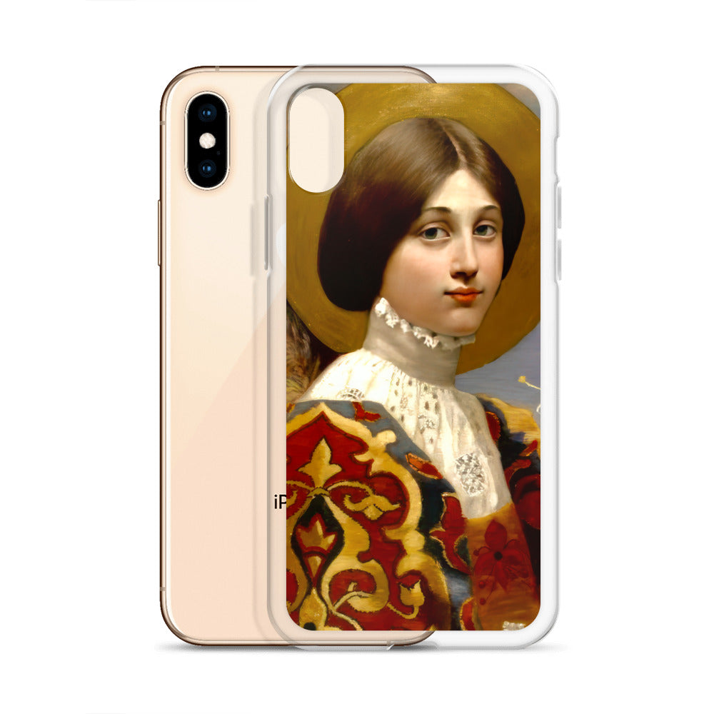 Angel Gabriel of Annunciation by Eleanor Fortescue-Brickdale [Clear Case for iPhone]