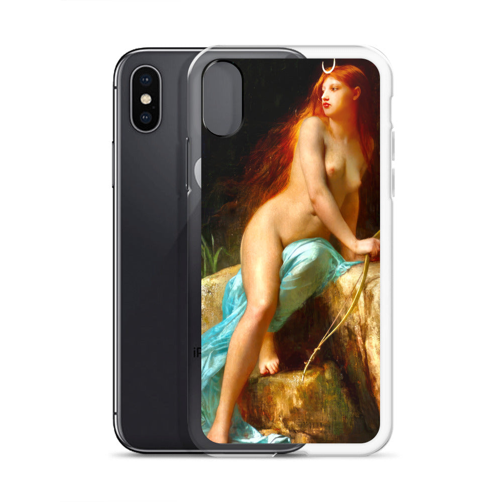 Diana Goddess of the Hunt by Jules Lefebvre [Clear Case for iPhone]