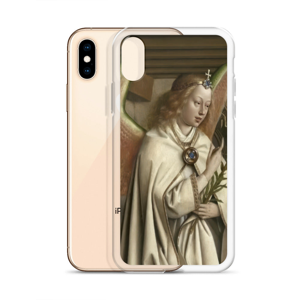 Archangel Gabriel passes the Message to Maria by Jan Van Eyck [Clear Case for iPhone]