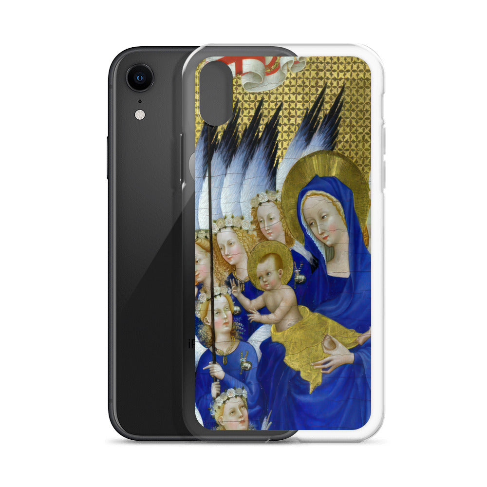 Virgin and Child with Angels by Wilton Diptych [Clear Case for iPhone]