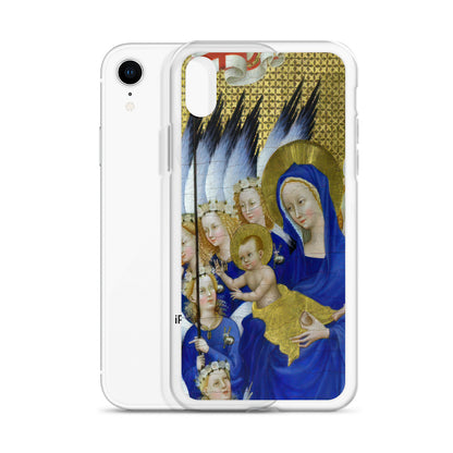 Virgin and Child with Angels by Wilton Diptych [Clear Case for iPhone]