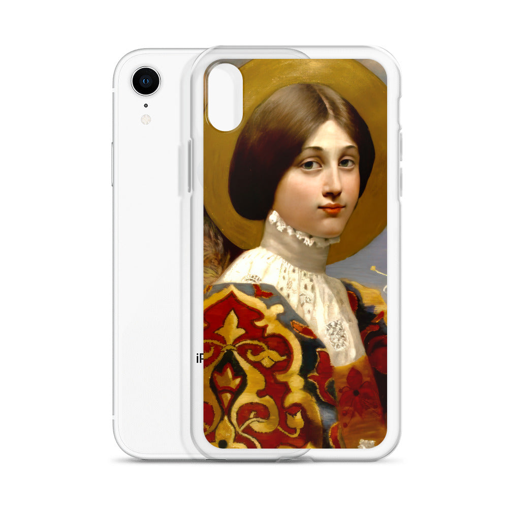 Angel Gabriel of Annunciation by Eleanor Fortescue-Brickdale [Clear Case for iPhone]