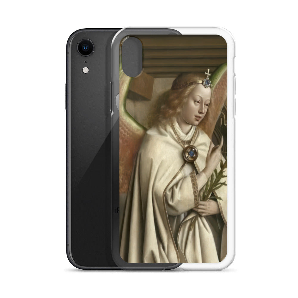 Archangel Gabriel passes the Message to Maria by Jan Van Eyck [Clear Case for iPhone]