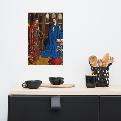 Annunciation by Jan van Eyck [Poster]