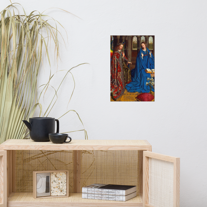 Annunciation by Jan van Eyck [Poster]