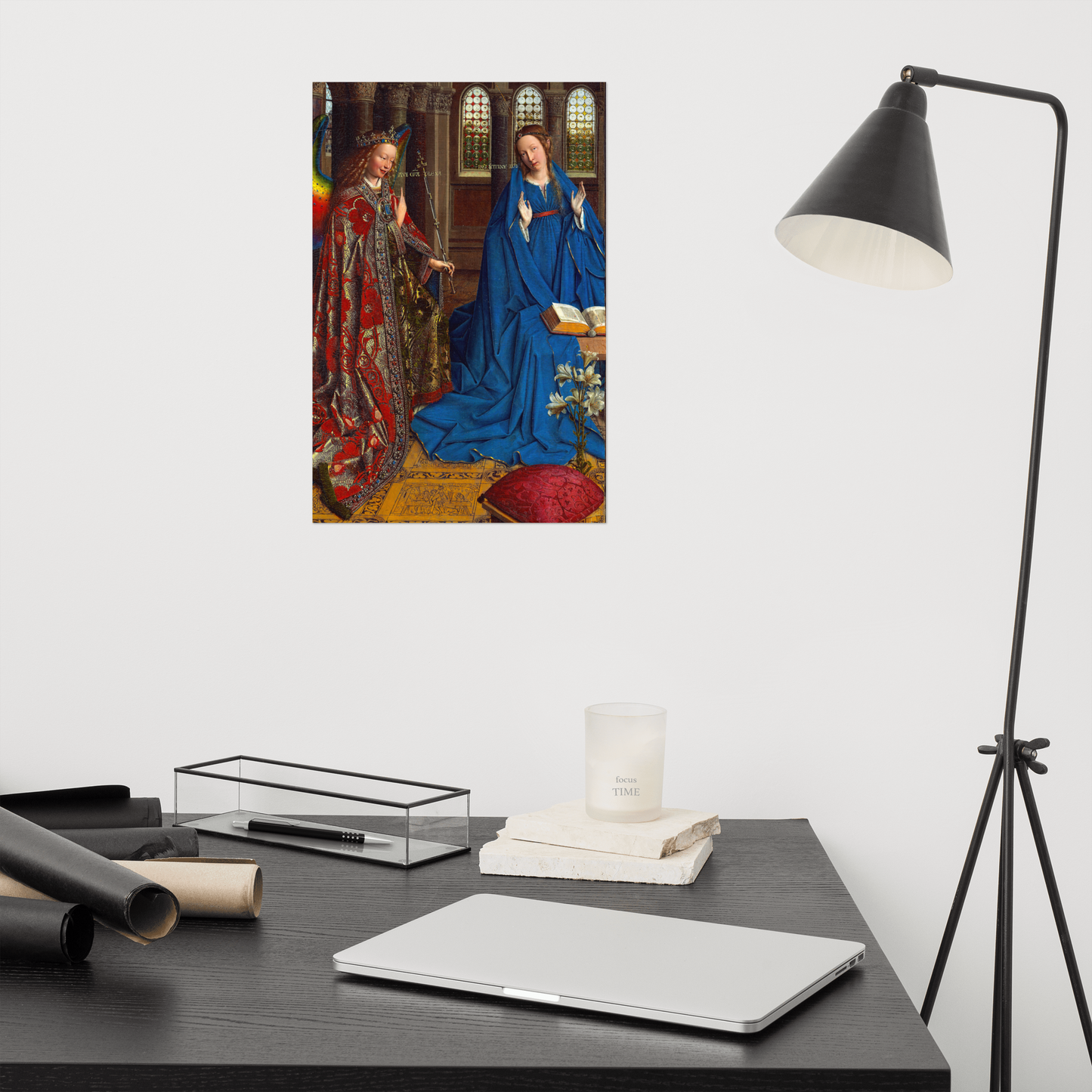 Annunciation by Jan van Eyck [Poster]