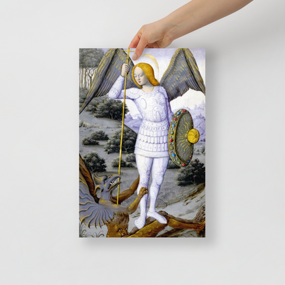 St. Michael the Archangel from The Hours of Henry IV of France [Poster]