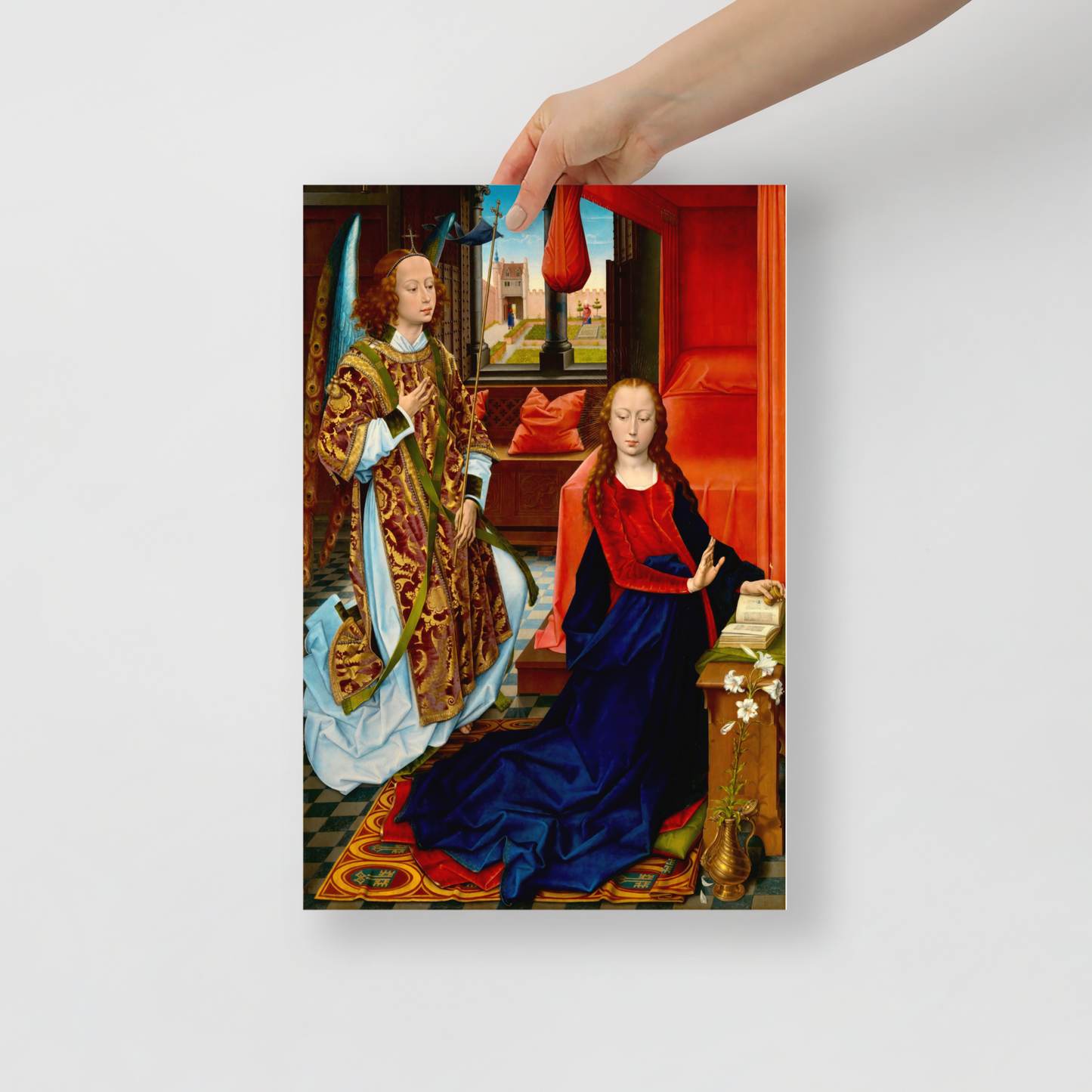 Annunciation by Hans Memling [Poster]