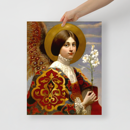 Angel Gabriel of Annunciation by Eleanor Fortescue-Brickdale [Poster]