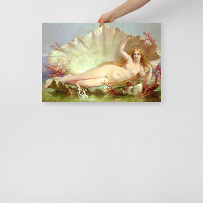 The Birth of Venus by Henry Courtney Selous [Poster]