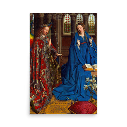 Annunciation by Jan van Eyck [Poster]