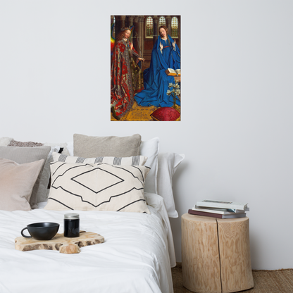 Annunciation by Jan van Eyck [Poster]