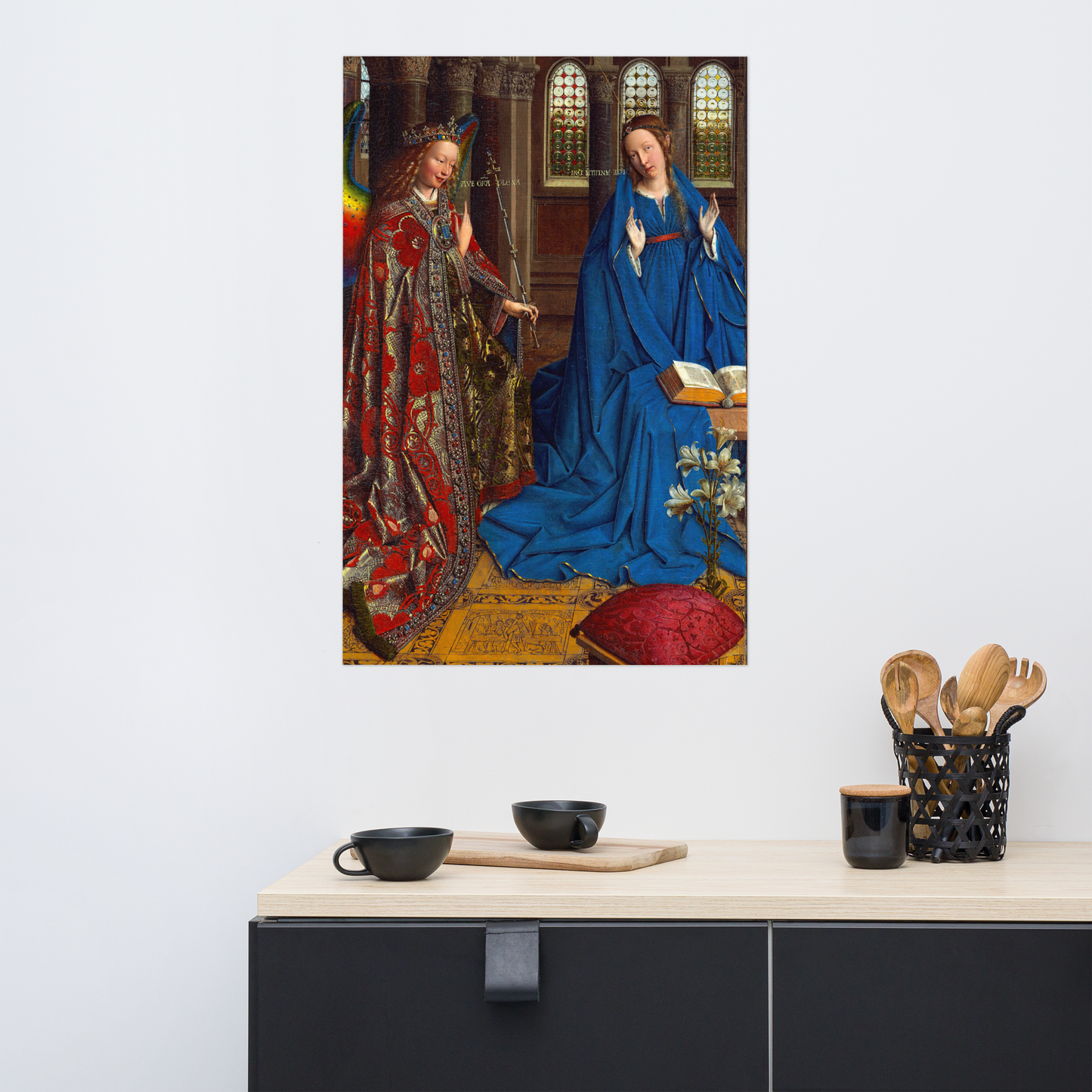 Annunciation by Jan van Eyck [Poster]