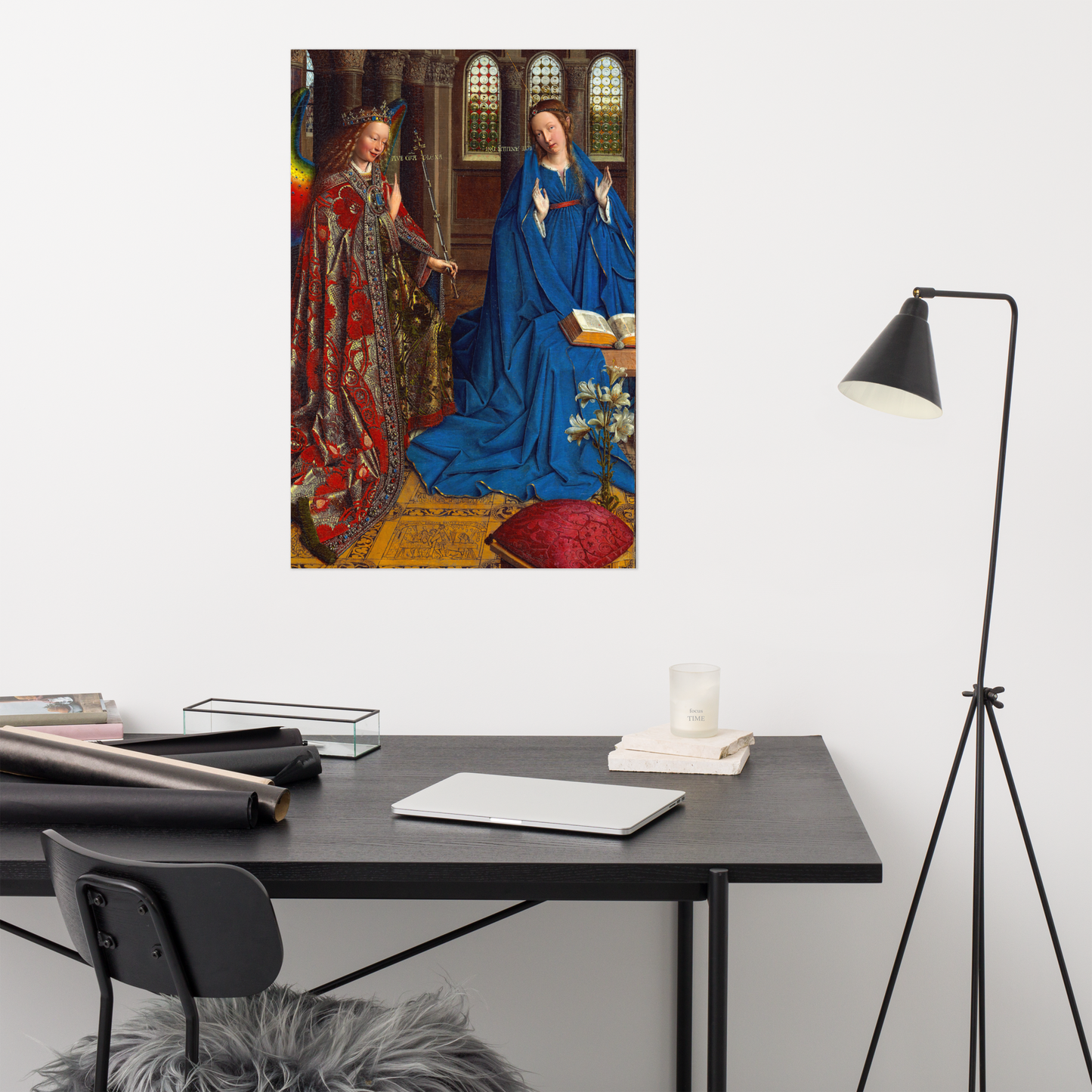 Annunciation by Jan van Eyck [Poster]