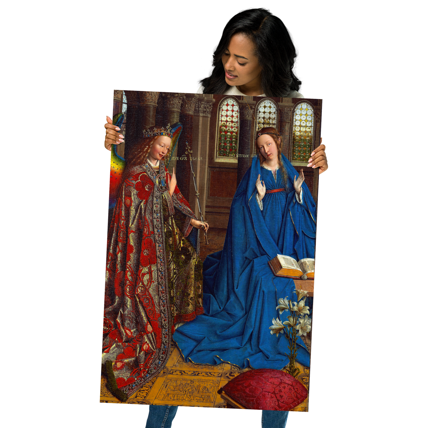 Annunciation by Jan van Eyck [Poster]