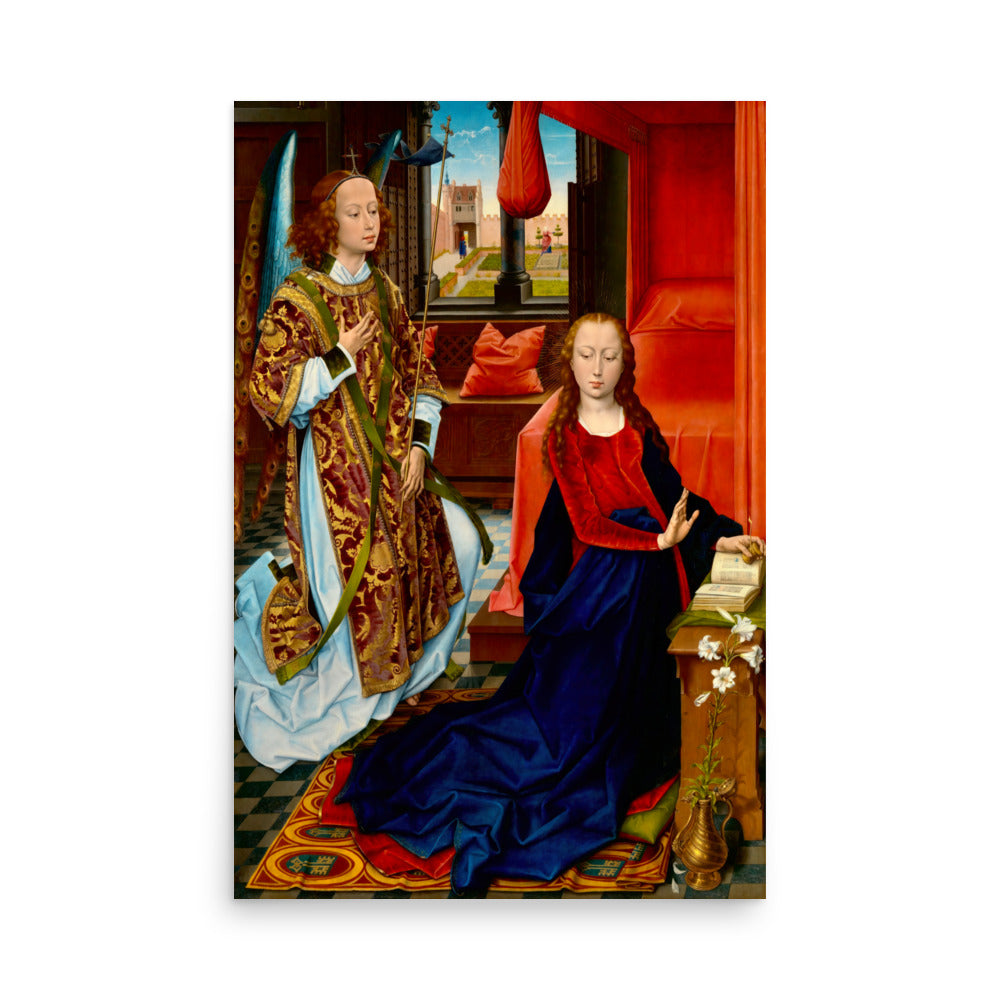 Annunciation by Hans Memling [Poster]