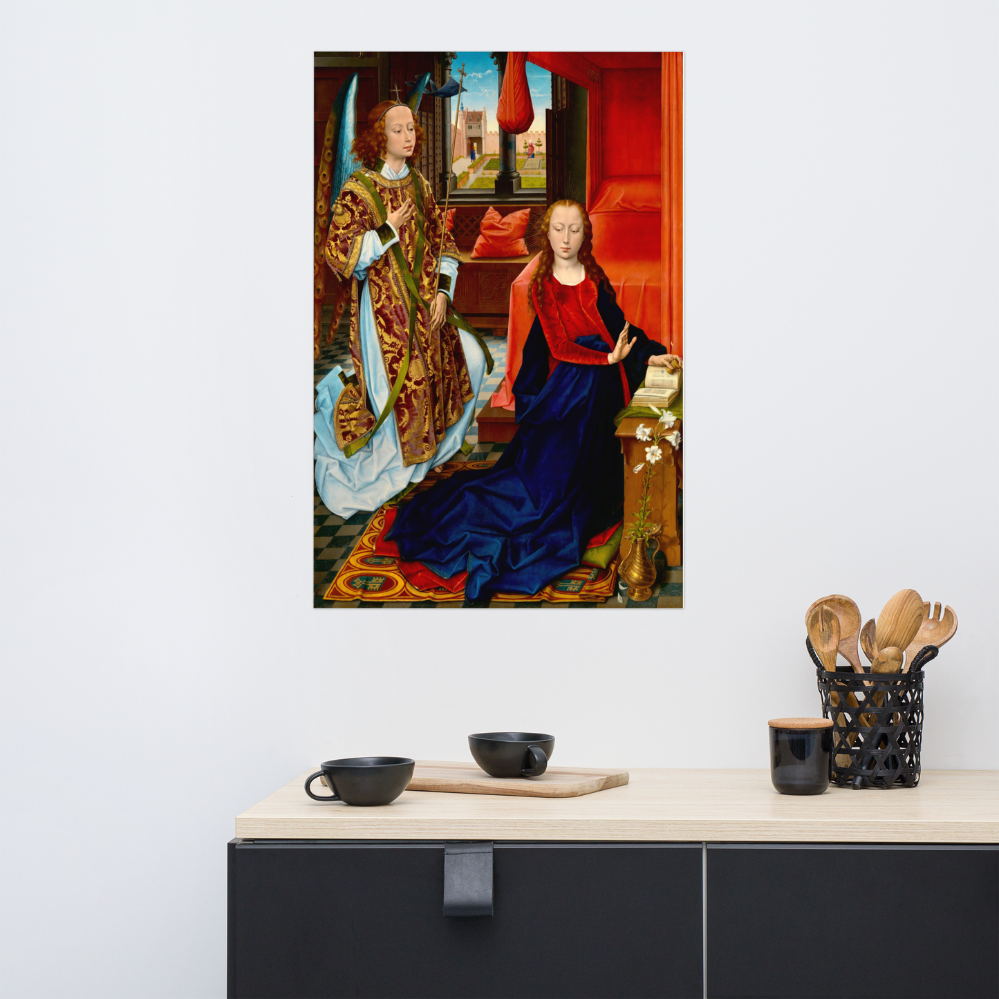 Annunciation by Hans Memling [Poster]