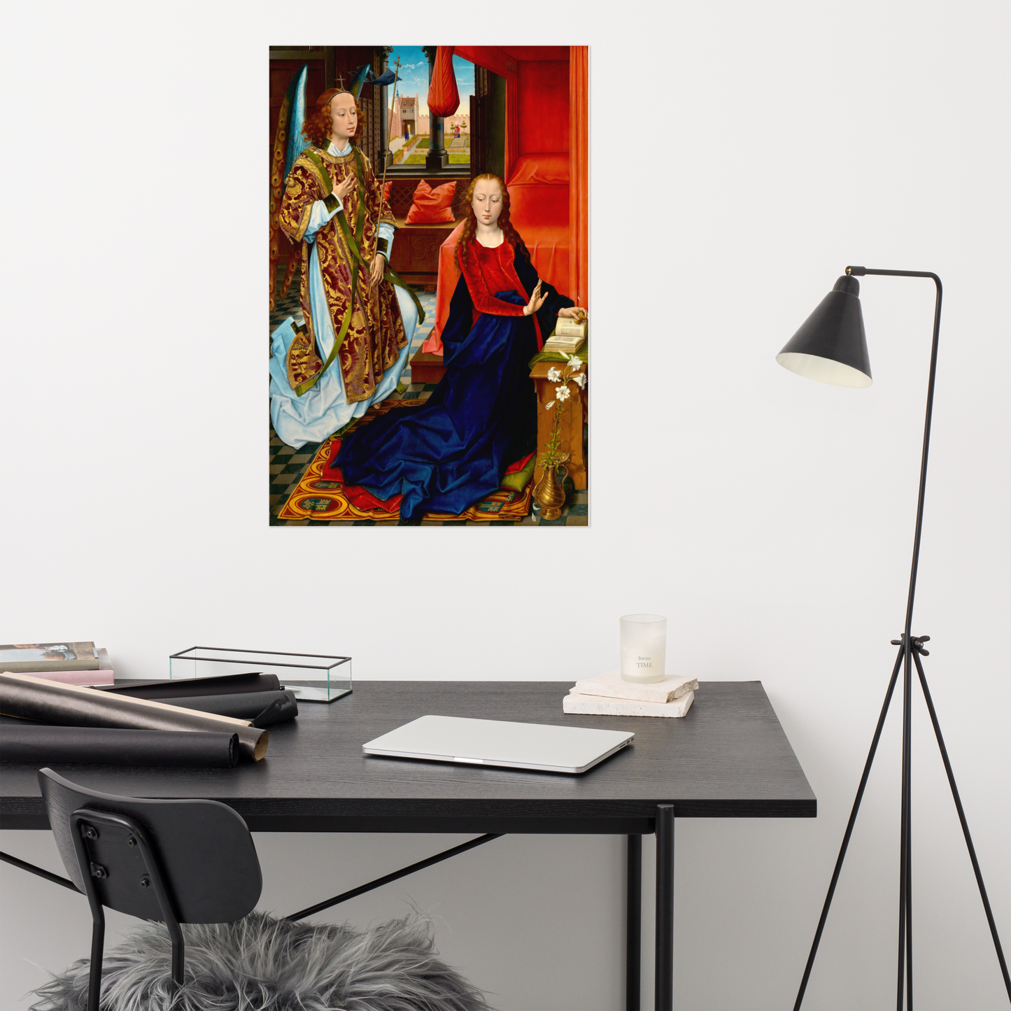 Annunciation by Hans Memling [Poster]