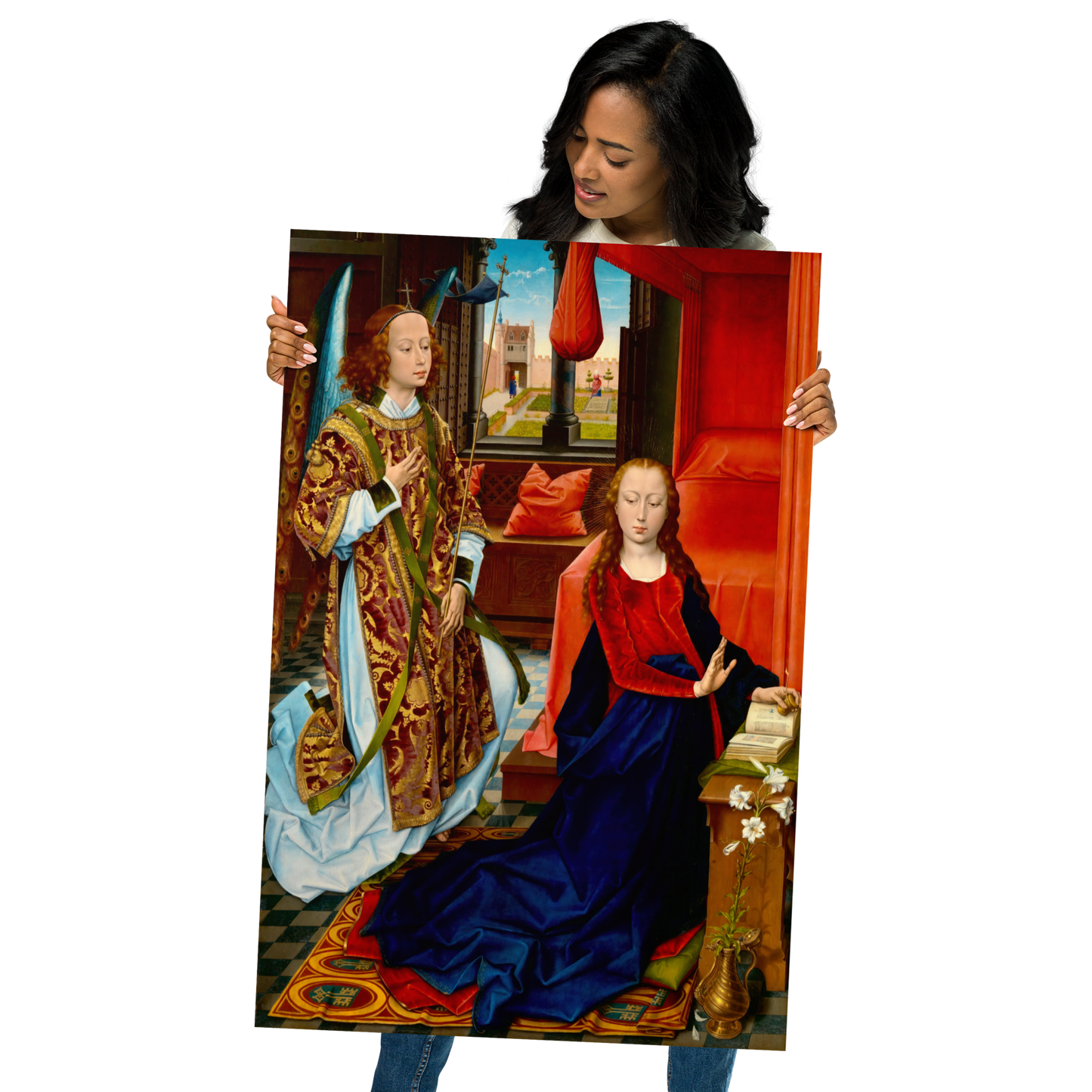 Annunciation by Hans Memling [Poster]