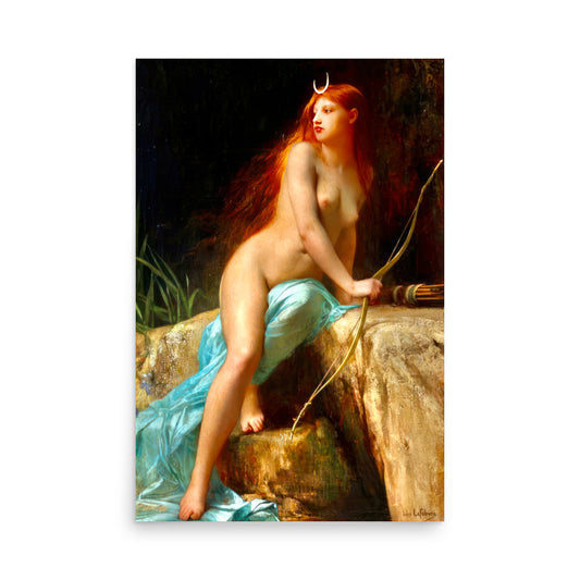 Diana Goddess of the Hunt by Jules Lefebvre [Poster]