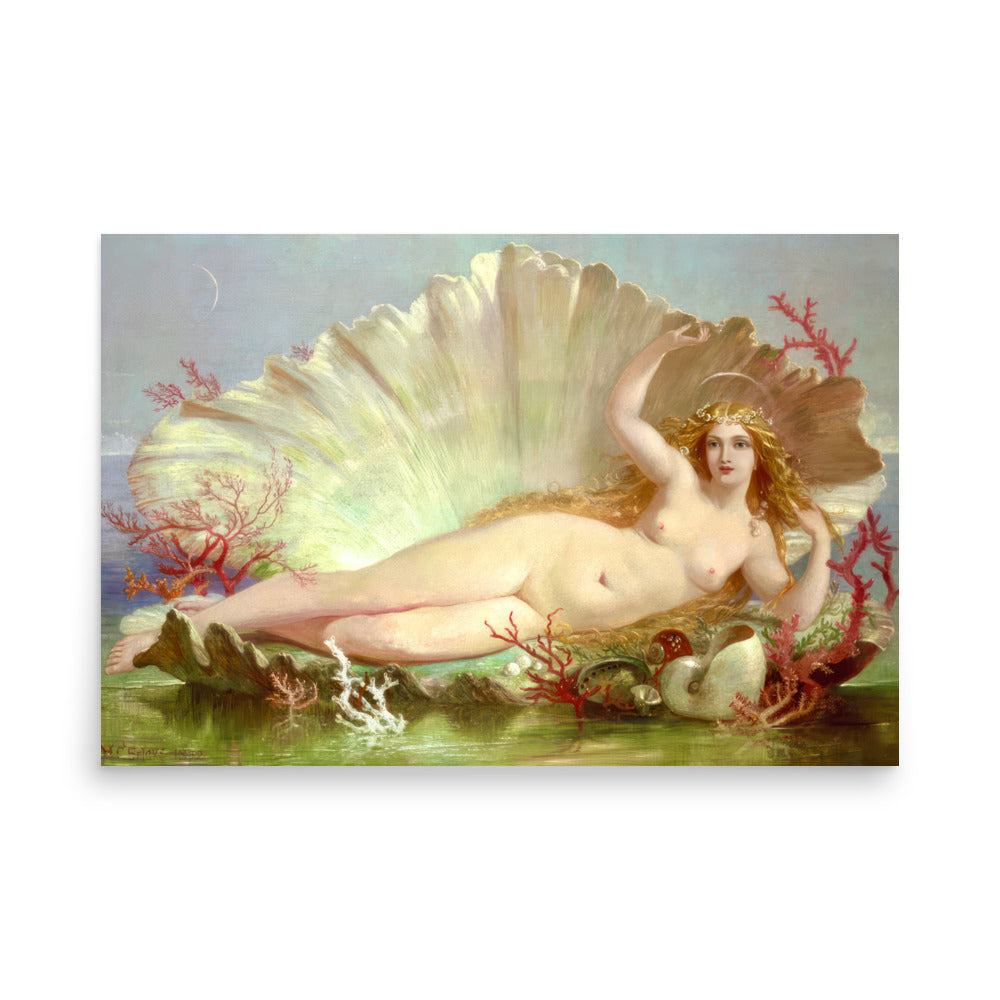 The Birth of Venus by Henry Courtney Selous [Poster]