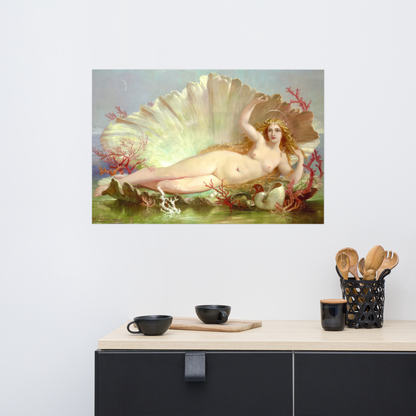 The Birth of Venus by Henry Courtney Selous [Poster]