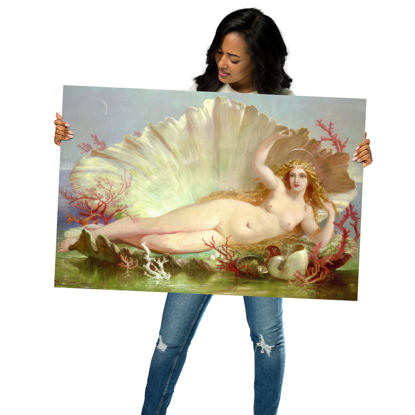 The Birth of Venus by Henry Courtney Selous [Poster]